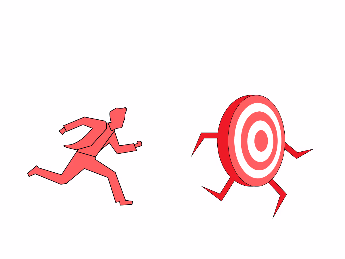 Chasing after the competition.